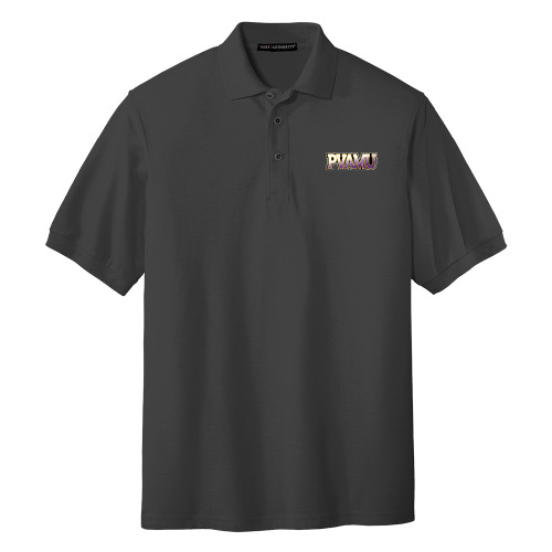  Charcoal Silk Touch Polo - PVAMU