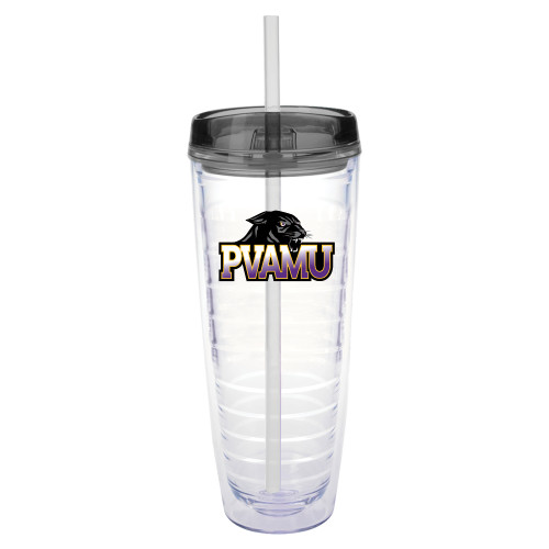  Tritan Double Wall Tumbler w/Charcoal Top 26oz - Official Logo