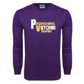 CollegeFanGear Prairie View A/&M Performance Purple Longsleeve Shirt Grandpa