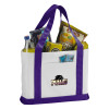 Thumbnail image for  Contender White/Purple Canvas Tote