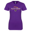 Thumbnail image for  Next Level Womens Purple Boyfriend Tee