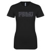 Thumbnail image for  Next Level Womens Black Boyfriend Tee