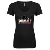 Thumbnail image for  Next Level Womens Black Ideal V Tee
