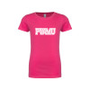 Thumbnail image for  Next Level Girls Fuchsia Fashion Fit T Shirt