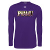 Thumbnail image for  Under Armour Purple Long Sleeve Tech Tee