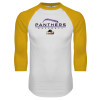 Thumbnail image for  White/Gold Raglan Baseball T Shirt
