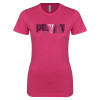 Thumbnail image for  Next Level Womens Fuchsia Boyfriend Tee