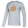 Thumbnail image for  Adidas Medium Grey Heather Fresh Long Sleeve Tee