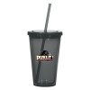 Thumbnail image for  Madison Double Wall Charcoal Tumbler w/Straw 16oz