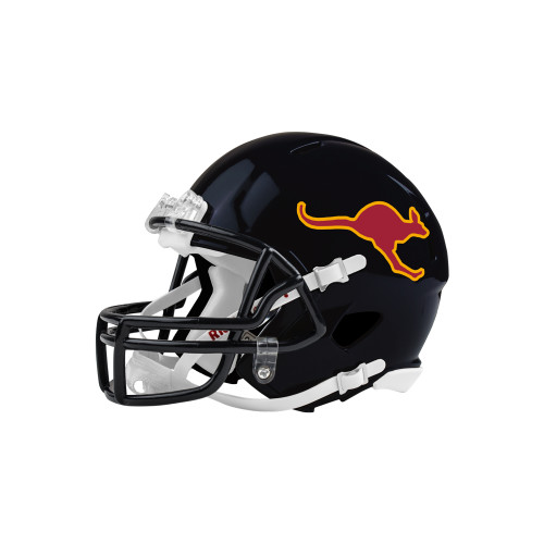  Riddell Replica Black Mini Helmet - Roo Mascot