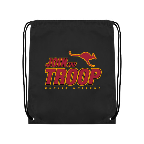  Black Drawstring Backpack - Join The Troop