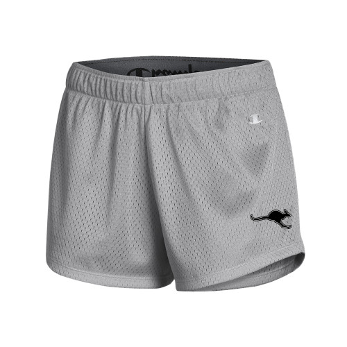  Champion Womens Grey Mesh Short - Roo Mascot