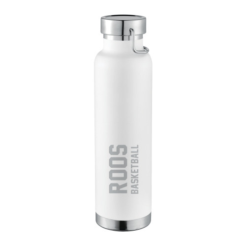  Thor Copper Vacuum Insulated White Bottle 22oz - Basketball Engraved