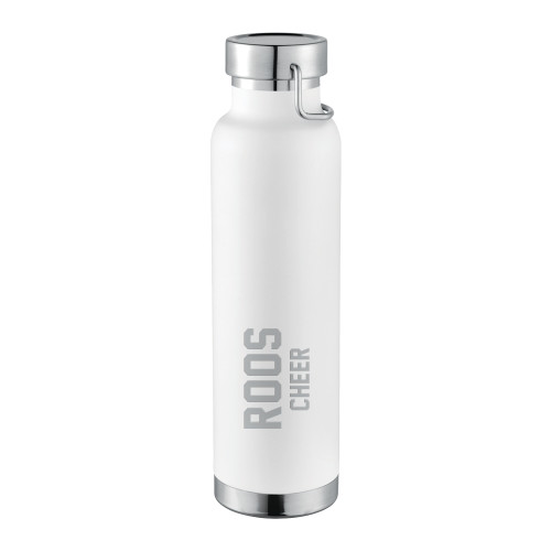  Thor Copper Vacuum Insulated White Bottle 22oz - Cheer Engraved