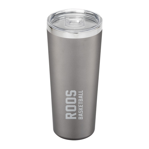  Thor Vacuum Insulated Grey Tumbler 22oz - Basketball Engraved