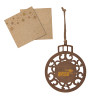 Thumbnail image for  Wood Holiday Ball Ornament