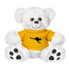 Thumbnail image for  Plush Big Paw 8 1/2 inch White Bear w/Gold Shirt