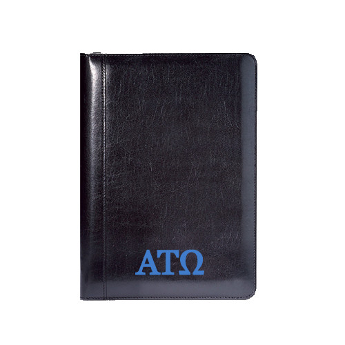 Wall Street Black Junior Writing Pad-ATO Greek Letters