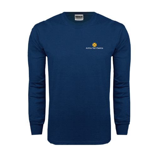 Navy Long Sleeve T-Shirt-Official Logo