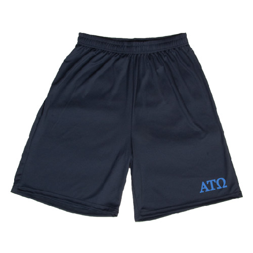Navy Performance Classic 9 Inch Short-ATO Greek Letters