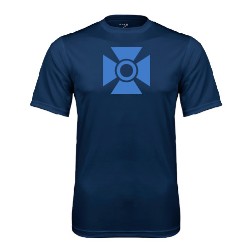Navy Performance Tee-Cross