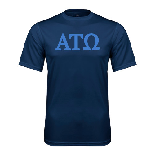 Navy Performance Tee-ATO Greek Letters