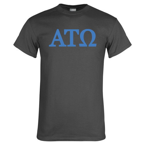 Charcoal T Shirt-ATO Greek Letters