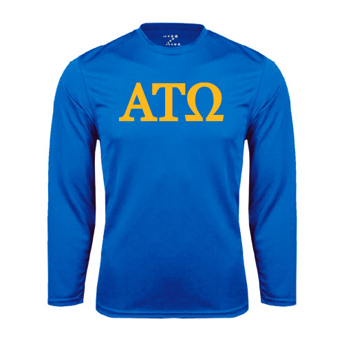 Royal Performance Long Sleeve Shirt-ATO Greek Letters