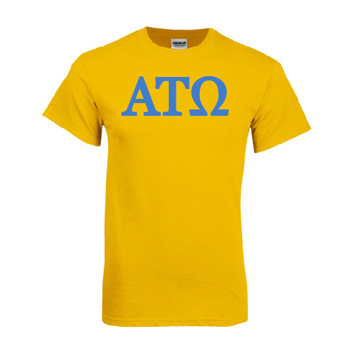 Gold T-Shirt-ATO Greek Letters