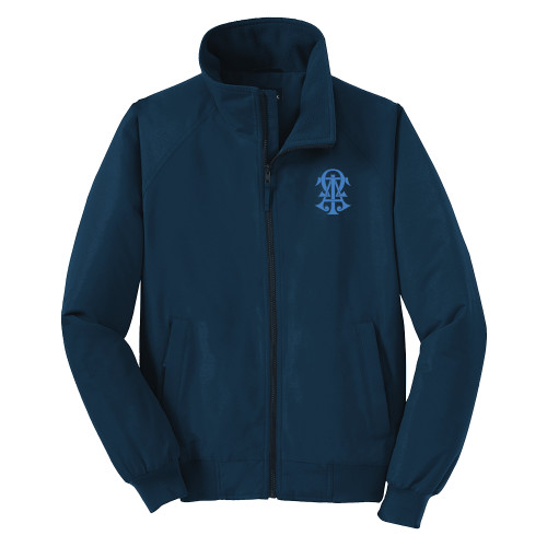 Navy Charger Jacket-ATO Interlocking