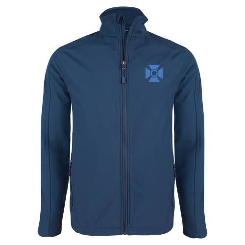 Navy Softshell Jacket-Cross