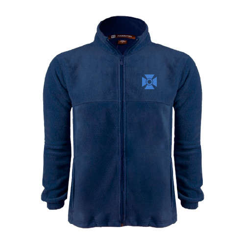 Navy Fleece Full Zip  Jacket-Cross