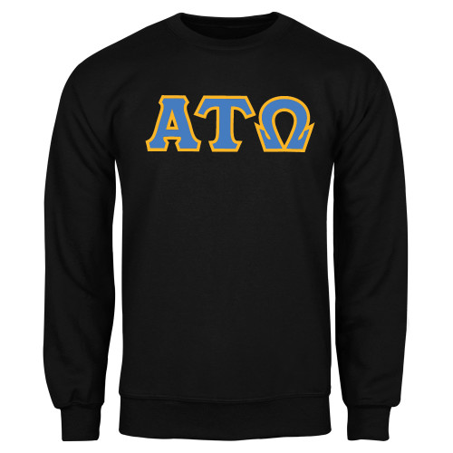 Black Fleece Crew-Greek Letters Tackle Twill