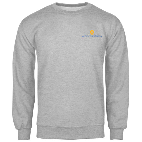 Grey Fleece Crew-Official Logo