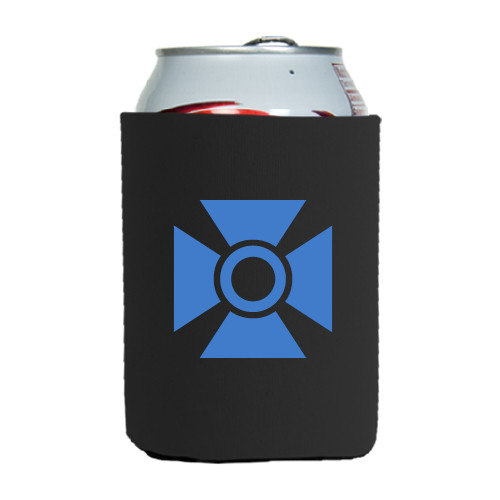 Neoprene Black Can Holder-Cross