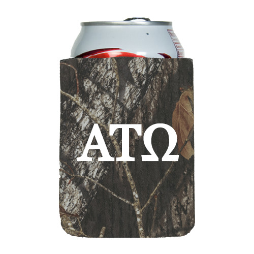 Collapsible Camo Can Holder-ATO Greek Letters