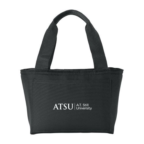  Insulated Black Lunch Tote - ATSU Primary Logo