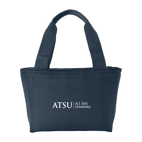  Insulated Navy Lunch Tote - ATSU Primary Logo