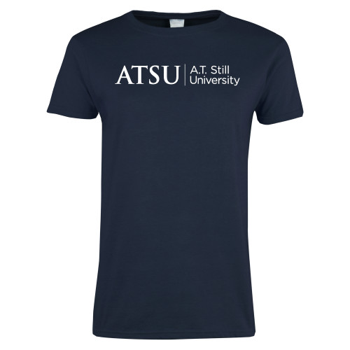 A.T. Still Univ Womens Short Sleeve Navy T