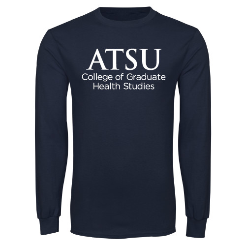 A.T. Still Univ Navy Long Sleeve T Shi