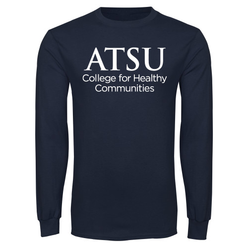 A.T. Still Univ Navy Long Sleeve T Shi