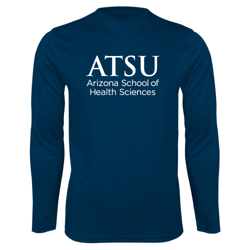 A.T. Still Univ Navy Performance Long Sleeve Shi