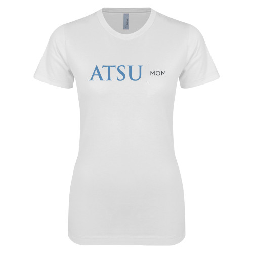 A.T. Still Univ Next Level Womens White Boyfriend T