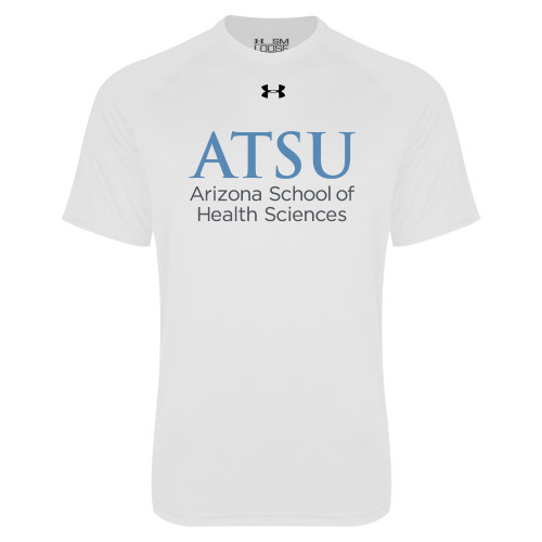  Under Armour White Tech Tee - ATSU Arizona School Health Secondary