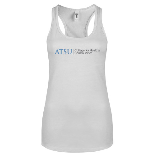 A.T. Still Univ Next Level Racerback Tank Whi