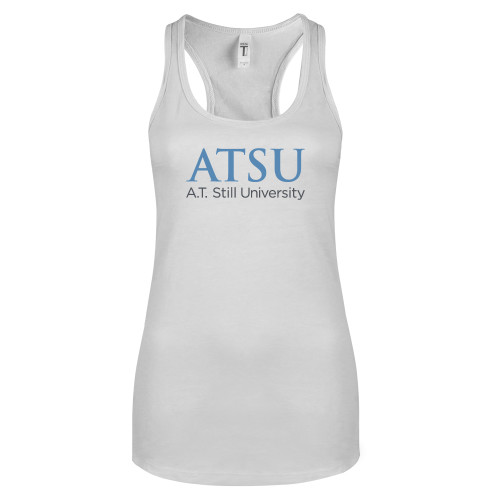 A.T. Still Univ Next Level Racerback Tank Whi