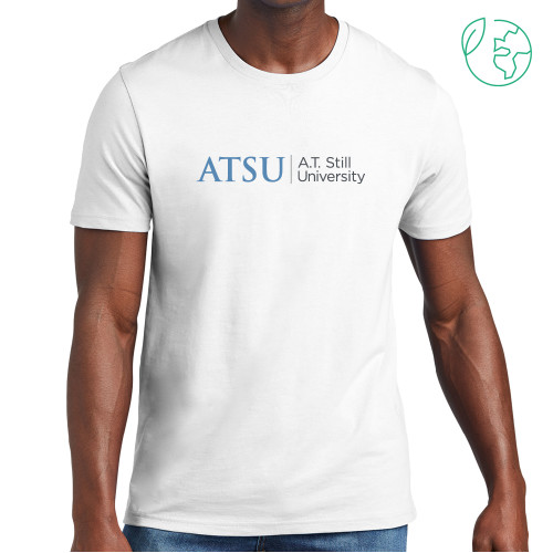  Allmade White Organic Cotton Tee - ATSU Primary Logo