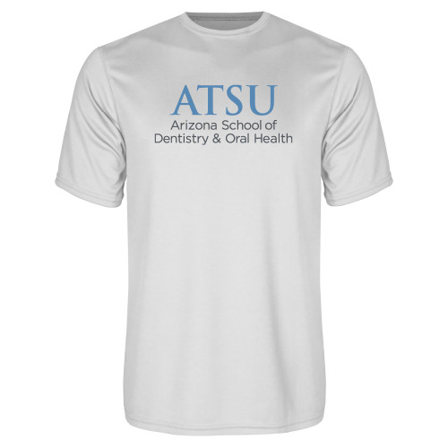  White Performance Tee - ATSU Arizona School Dentistry Secondary