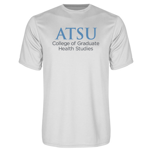  White Performance Tee - ATSU College of Grad Health Secondary