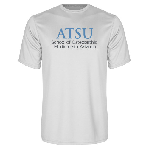  White Performance Tee - ATSU School of Osteopathic Arizona Secondary